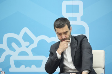 El ministro de Derechos Sociales y Agenda 2030, Pablo Bustinduy, durante una rueda de prensa