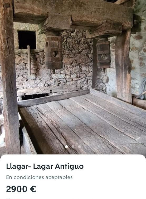 Venta por Internet de un lagar de sidra