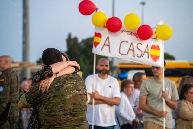 Recepción a los brigadistas.