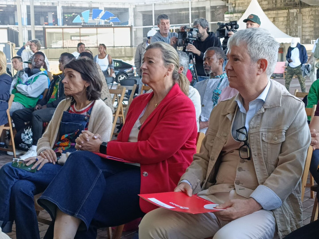 La consejera Nerea Melgosa en la inauguración de Afrika Eguna en Bilbao