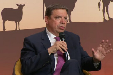 El ministro Luis Planas durante su participación en la Asamblea General de la OMSA.