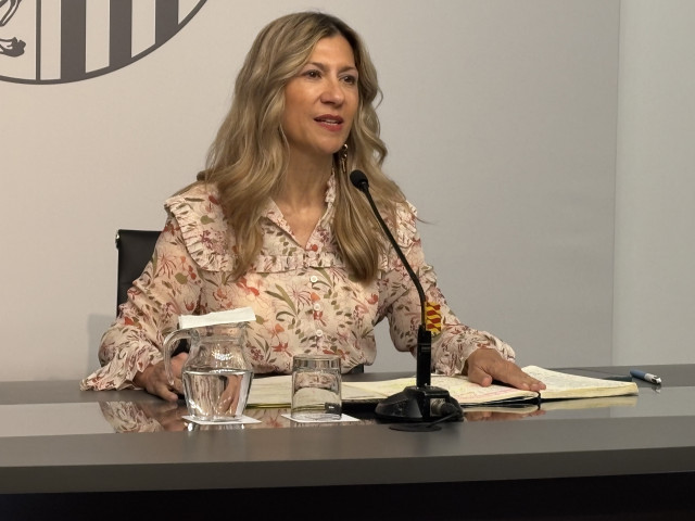 La vicepresidenta del Gobierno de Aragón, Mar Vaquero.