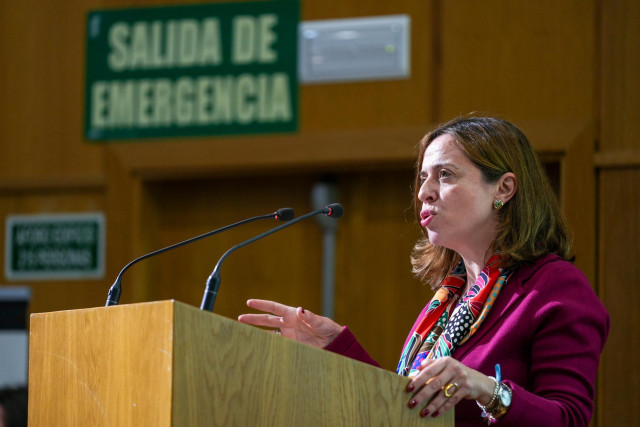 Archivo - La Secretaria de Estado de Comercio del Ministerio de Economía, Comercio y  Empresa, Amparo López.