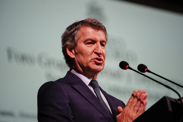 El presidente del PP, Alberto Núñez Feijóo. Archivo.