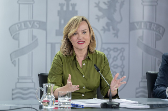 La portavoz del Gobierno y ministra de Educación, Formación Profesional y Deportes, Pilar Alegría