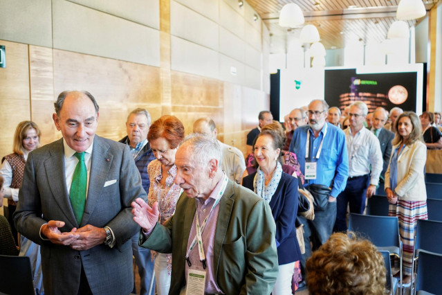 El presidente de Iberdrola, Ignacio Galán, en la Jornada del Accionista en Bilbao