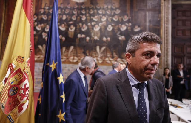 El presidente de la Generalitat Valenciana, Carlos Mazón