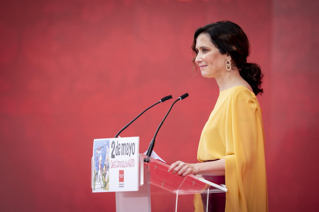 La presidenta de la Comunidad de Madrid, Isabel Díaz Ayuso. Archivo.