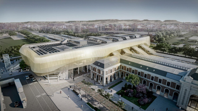 Archivo - Recreación del diseño de la nueva estación Campo Grande de Valladolid.