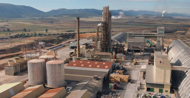 Archivo - Fábrica de Fertiberia en Puertollano