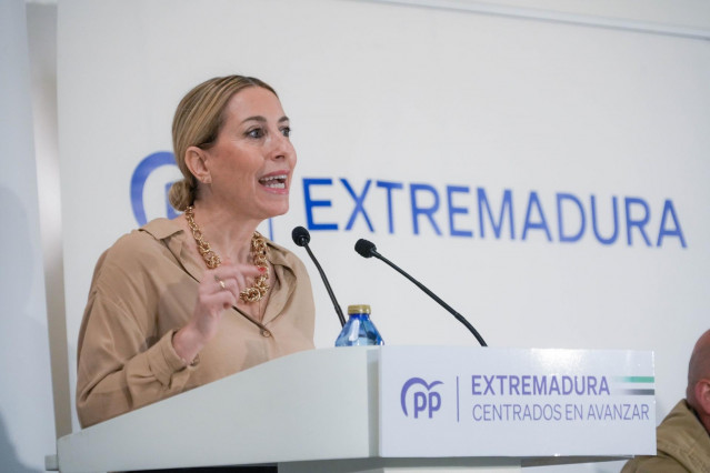 Archivo - María Guardiola, en una foto de archivo