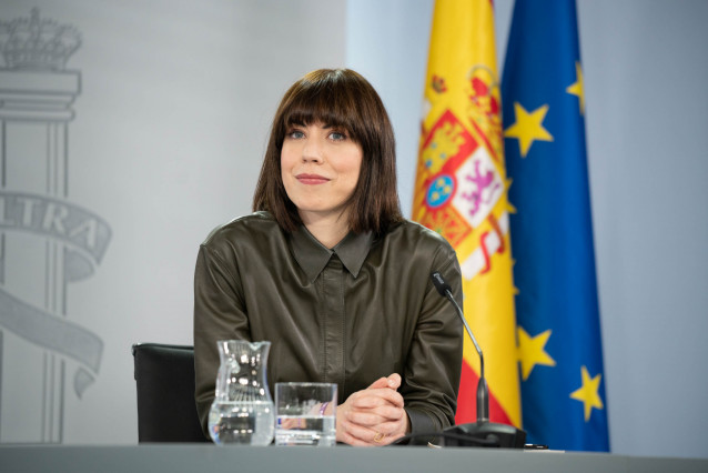 Archivo - La ministra de Ciencia e Innovación, Diana Morant, durante una rueda de prensa posterior al Consejo de Ministros, en el Palacio de La Moncloa, a 7 de marzo de 2023, en Madrid (España).