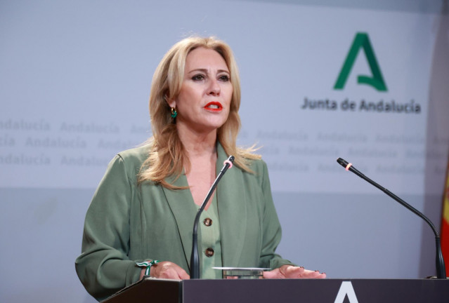 La consejera de Economía, Hacienda y Fondos Europeos y portavoz del Gobierno, Carolina España, en una imagen de archivo
