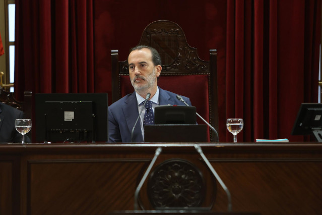 Archivo - El presidente del Parlament balear, Gabriel Le Senne