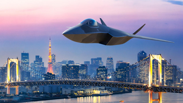 Archivo - Prototipo del nuevo avión de combate del GCAP