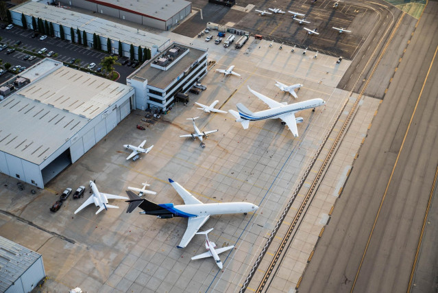 Un aeropuerto europeo
