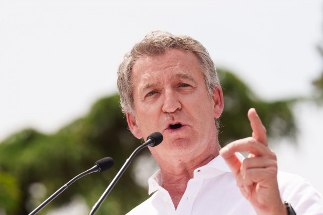 El presidente del Partido Popular, Alberto Núñez Feijóo.