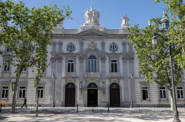 Archivo - El edificio del Tribunal Supremo, a 24 de abril de 2023, en Madrid (España).
