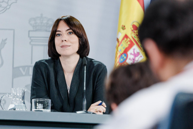 La ministra de Ciencia, Innovación y Universidades, Diana Morant, durante una rueda de prensa posterior a la reunión del Consejo de Ministros, a 3 de junio de 2025, en Madrid (España).