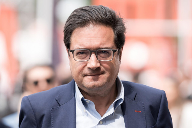 El ministro para la Transformación Digital y de la Función Pública, Óscar López, durante el 'South Summit’ 2025 bajo el lema ‘En movimiento’, a 4 de junio de 2025, en Madrid (España).