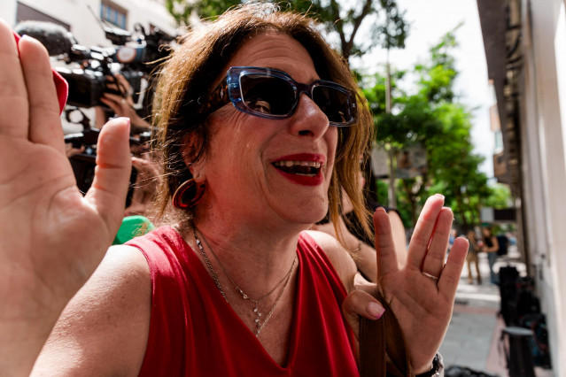 La exconcejal socialista Leire Díez a su llegada a la sede del PSOE en Ferraz, a 3 de junio de 2025, en Madrid (España).