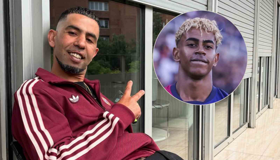 Mounir Nasraou y su hijo, Lamine Yamal   INSTAGRAM