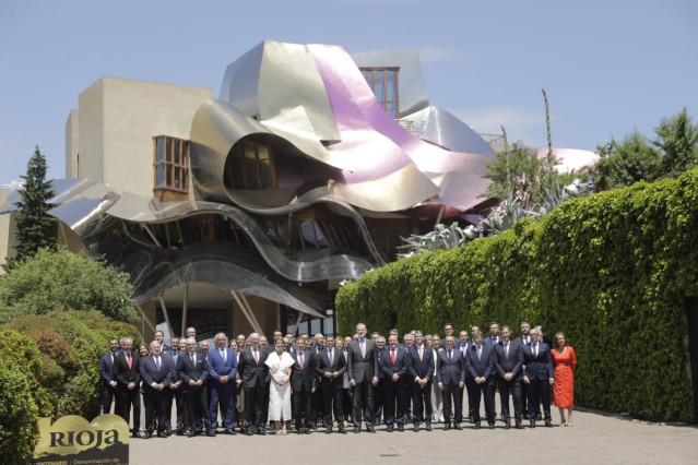 Centenario de la DOCa Rioja, con presencia del Rey Felipe VI, en Marqués de Riscal