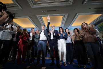 El presidente del Partido Popular, Alberto Núñez Feijóo, durante un acto en Gran Canaria