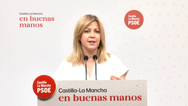 La portavoz del Grupo Socialista en las Cortes de Castilla-La Mancha, Ana Isabel Abengózar.