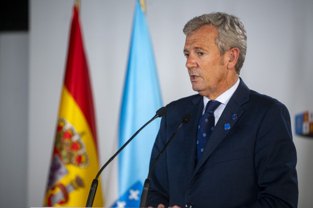 El presidente de la Xunta de Galicia, Alfonso Rueda, tras la Conferencia de Presidentes.
