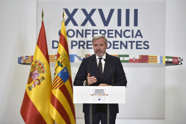 El presidente del Gobierno de Aragón, Jorge Azcón.