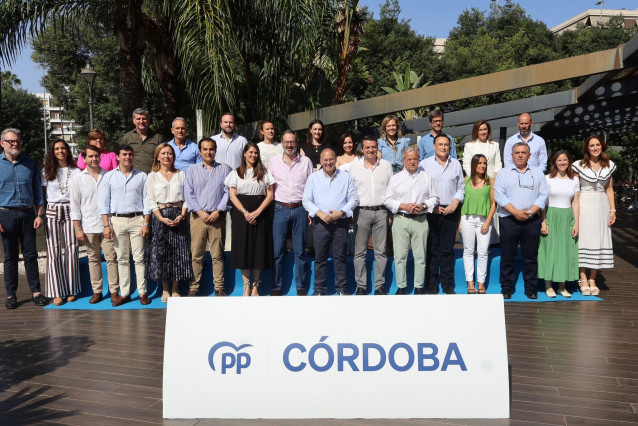 Imagen con motivo de la Interparlamentaria del PP provincial de Córdoba.