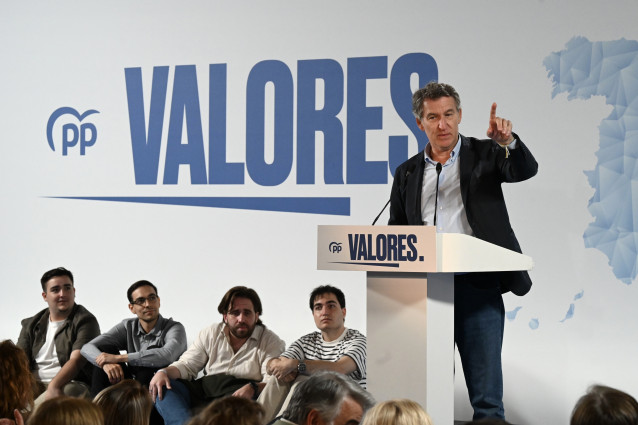 El presidente del PP, Alberto Núñez Feijóo