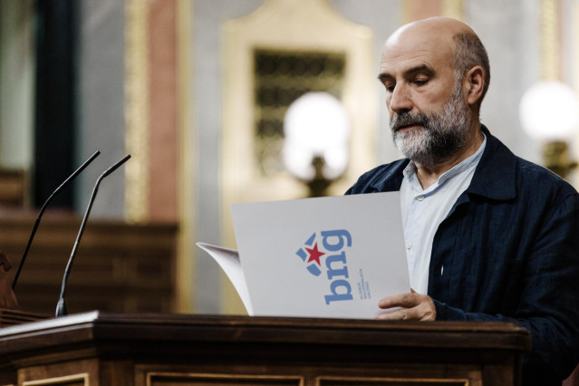 El diputado de BNG, Néstor Rego, a 27 de mayo de 2025, en Madrid (España).