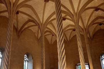 Interior de la Lonja de Palma de Mallorca