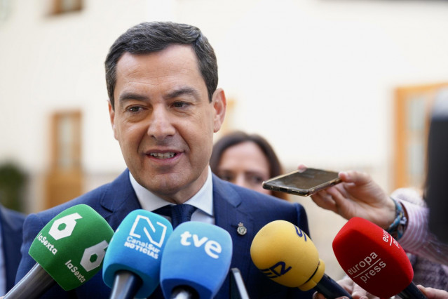 Archivo - El presidente de la Junta de Andalucía, Juanma Moreno