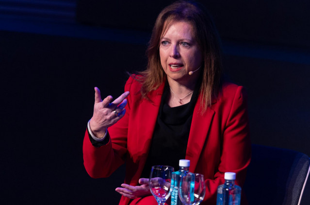 Archivo - La CEO de Mapfre Iberia, Elena Sanz Isla, a 20 de febrero de 2025, en Madrid (España).