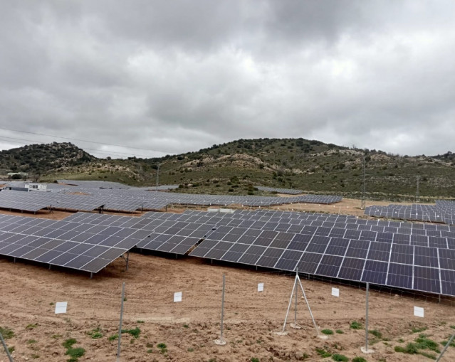 Instalación fotovoltaica realizada por EDP para Draxton en Teruel.
