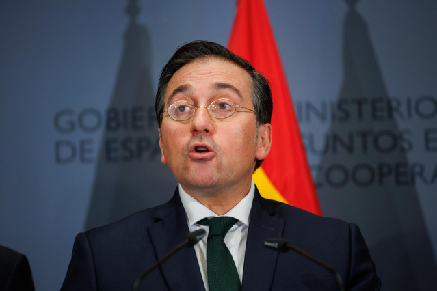 Archivo - El ministro de Asuntos Exteriores, Unión Europea y Cooperación, José Manuel Albares, en el Palacio de Santa Cruz, a 13 de septiembre de 2024, en Madrid (España).