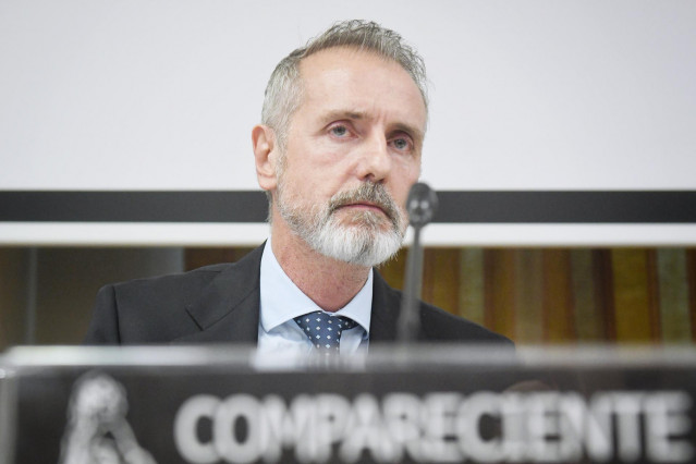El presidente ejecutivo de Telefónica, Marc Murtra, comparece ante la Comisión Mixta de Seguridad Nacional, en el Congreso de los Diputados, a 12 de junio de 2025, en Madrid (España). Murtra comparece para a informar sobre las líneas generales para la seg