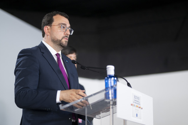 El presidente del Principado de Asturias, Adrián Barbón, en una imagen de archivo