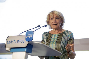 Archivo - Esperanza Aguirre, presidenta del PP de Madrid