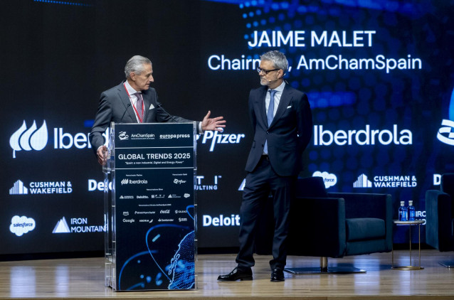 Europa Press y American Chamber of Commerce in Spain celebran el encuentro ‘Global Trends 2025’ bajo el título ‘Spain; a new Industrial, Digital and Energy Power’