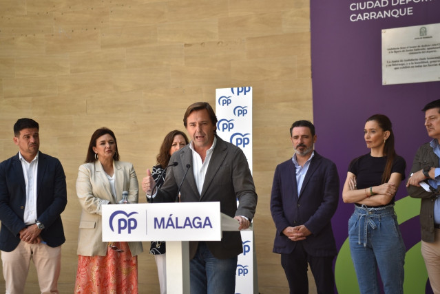 El secretario general del PP-A, Antonio Repullo, este viernes en Málaga