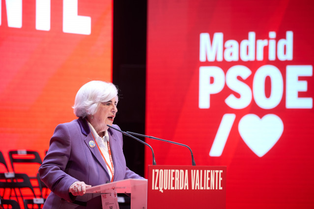 Archivo - La presidenta del PSOE-M, Paca Sauquillo.