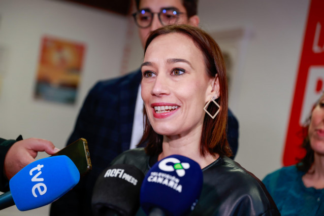Archivo - La secretaria de Organización del PSOE en Canarias, Nira Fierro