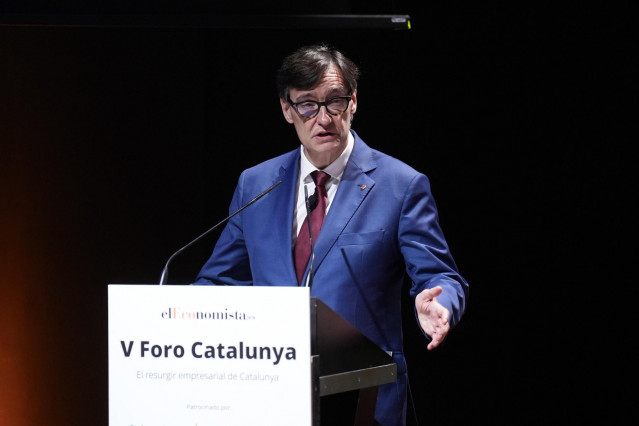 El presidente de la Generalitat, Salvador Illa.
