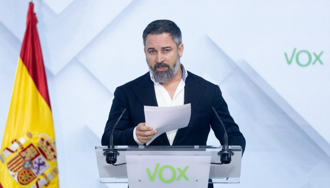 Archivo - El líder de Vox, Santiago Abascal.