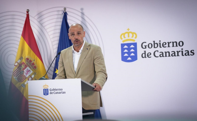 Archivo - El portavoz del Gobierno de Canarias, Alfonso Cabello