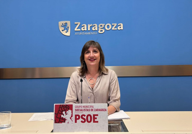 Archivo - La portavoz socialista en el Ayuntamiento de Zaragoza, Lola Ranera.